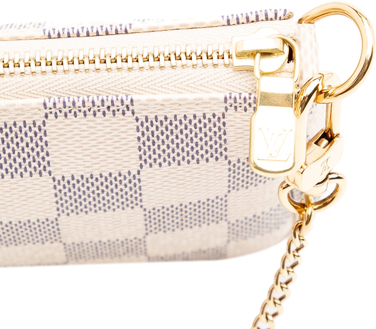 Louis Vuitton Damier Azur Mini Pochette Accessoires Wit