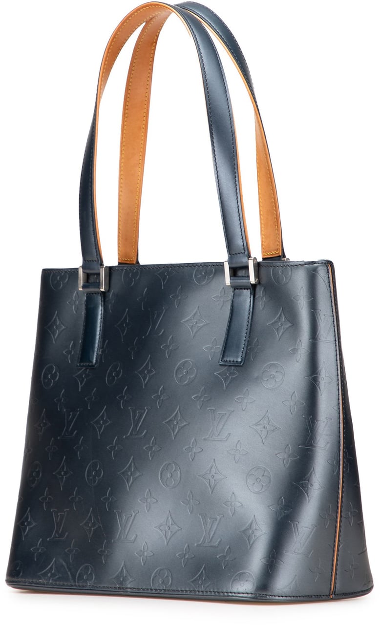Louis Vuitton Monogram Mat Stockton Blauw