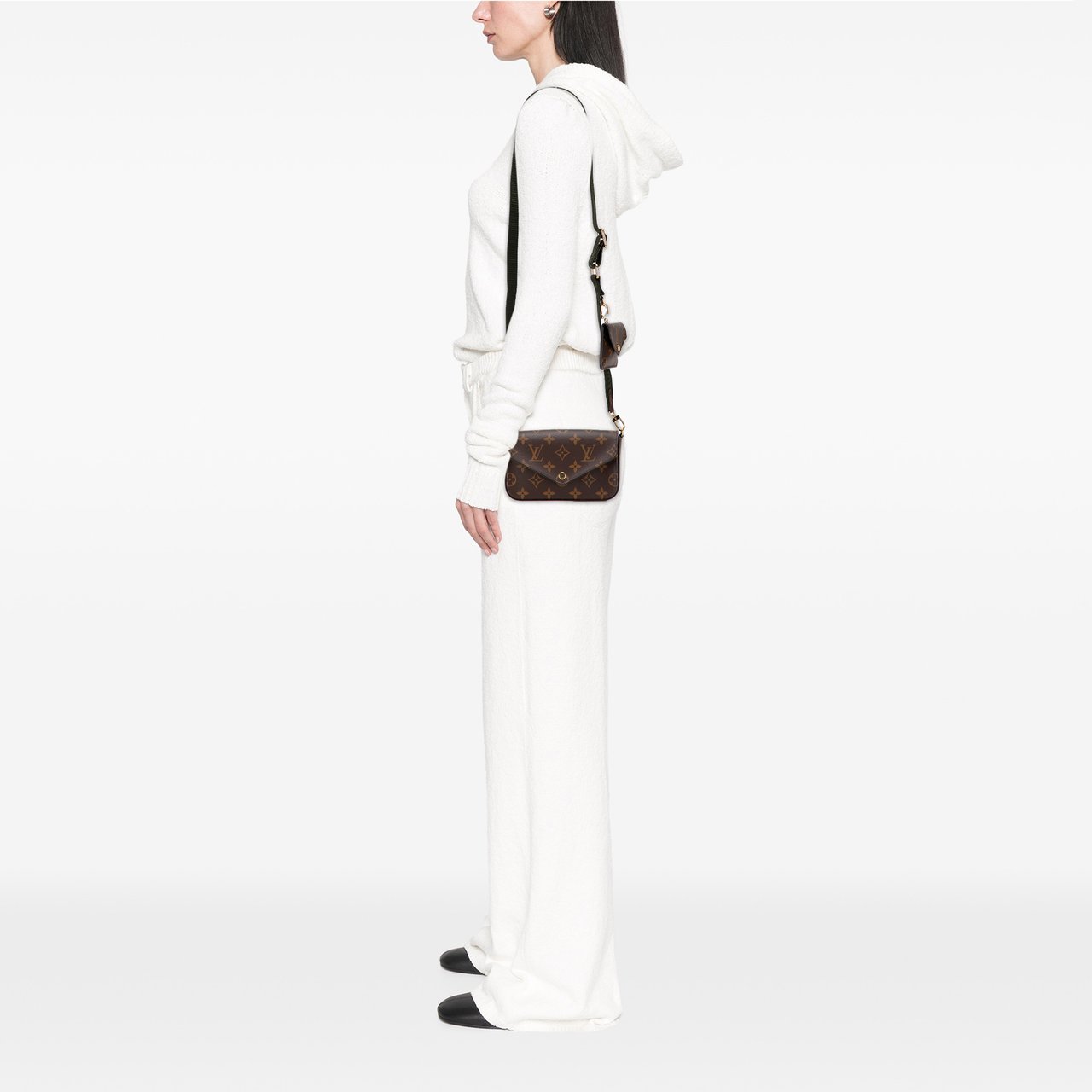 Louis Vuitton Monogram Felicie Strap And Go Bruin