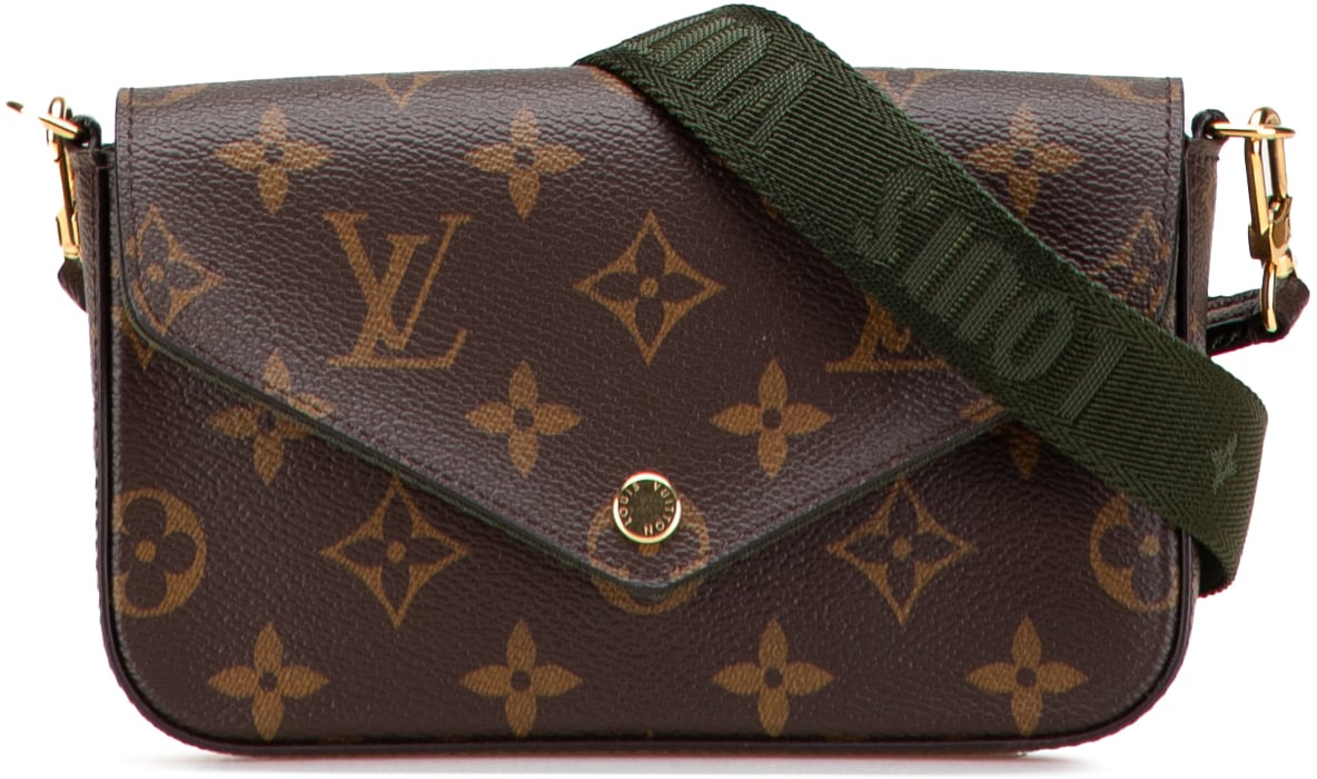 Louis Vuitton Monogram Felicie Strap And Go Bruin