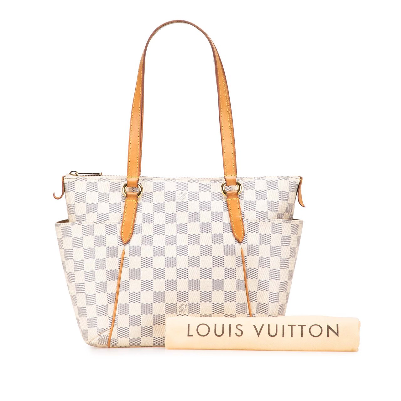 Louis Vuitton Damier Azur Totally PM Wit