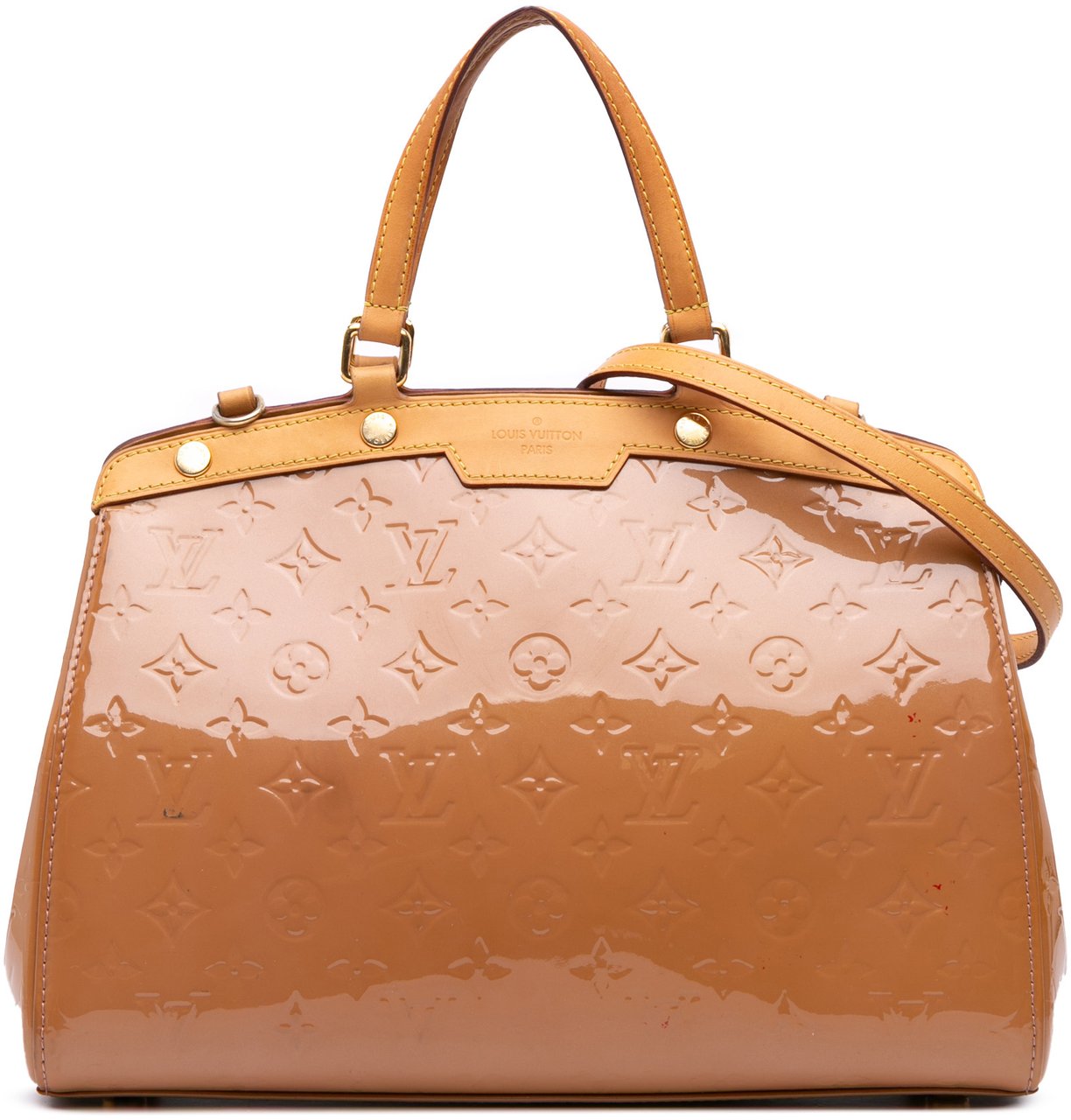 Louis Vuitton Monogram Vernis Brea MM Bruin