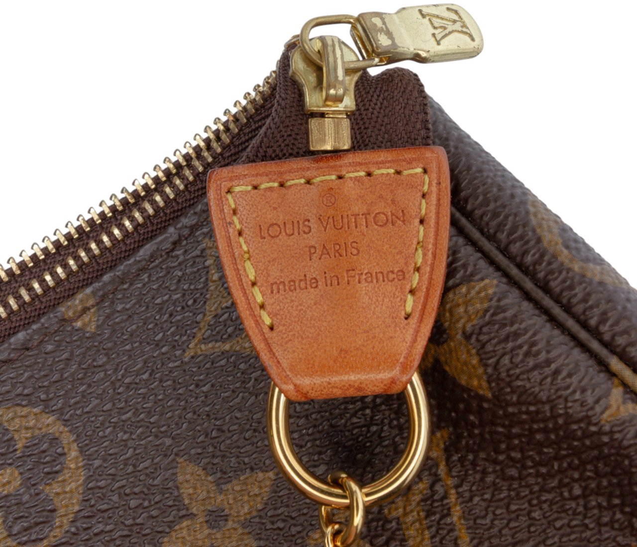 Louis Vuitton Monogram Mini Pochette Accessoires Bruin