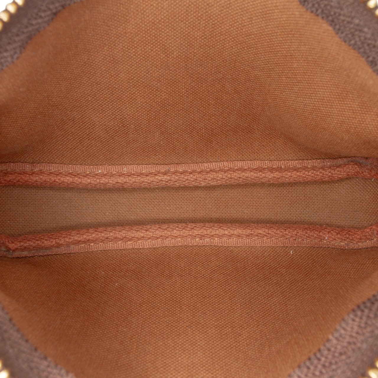 Louis Vuitton Monogram Mini Pochette Accessoires Bruin