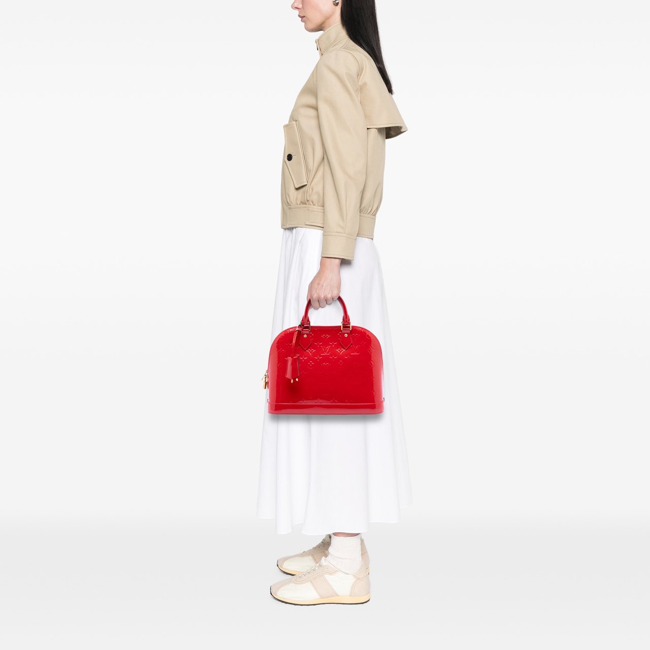 Louis Vuitton Monogram Vernis Alma PM Rood