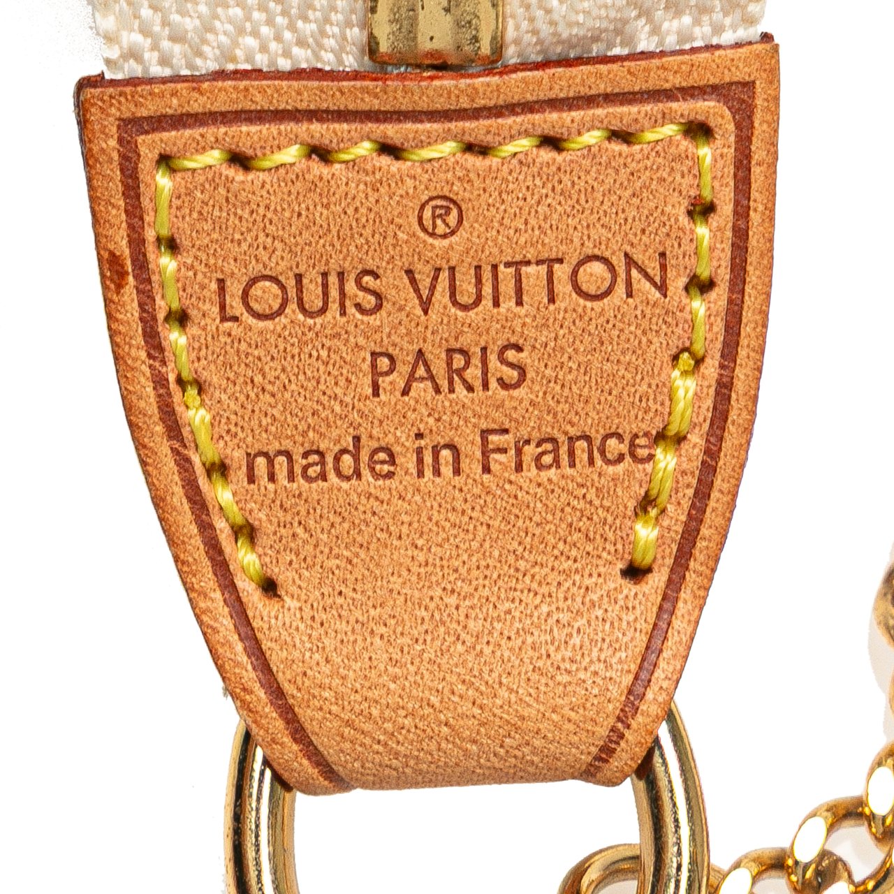 Louis Vuitton Damier Azur Mini Pochette Accessoires Wit