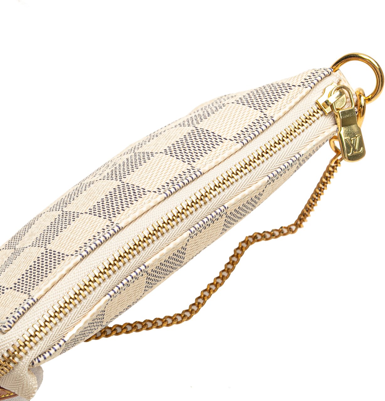Louis Vuitton Damier Azur Mini Pochette Accessoires Wit
