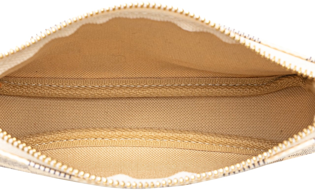 Louis Vuitton Damier Azur Mini Pochette Accessoires Wit