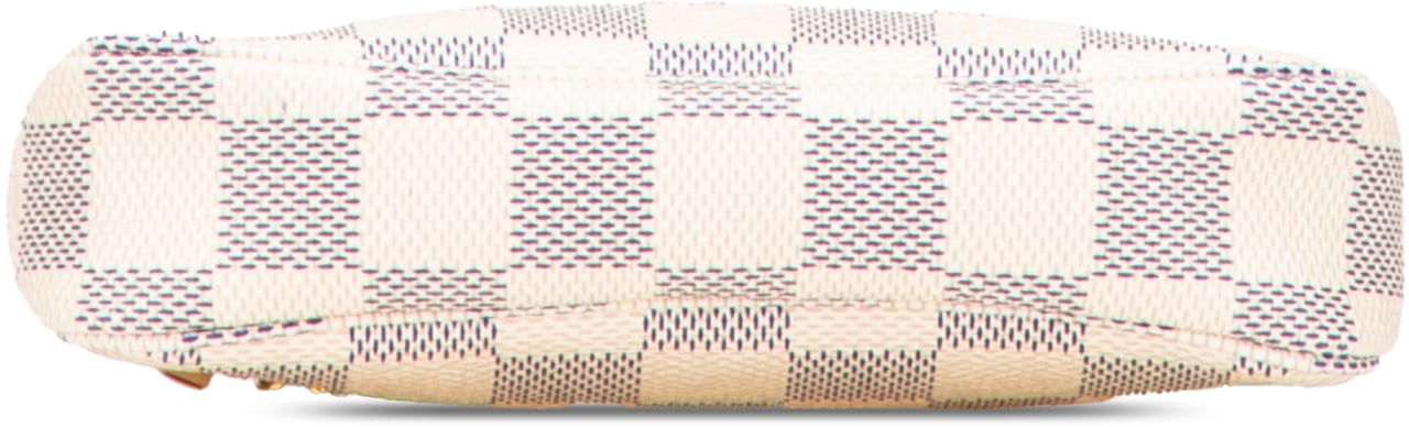 Louis Vuitton Damier Azur Mini Pochette Accessoires Wit