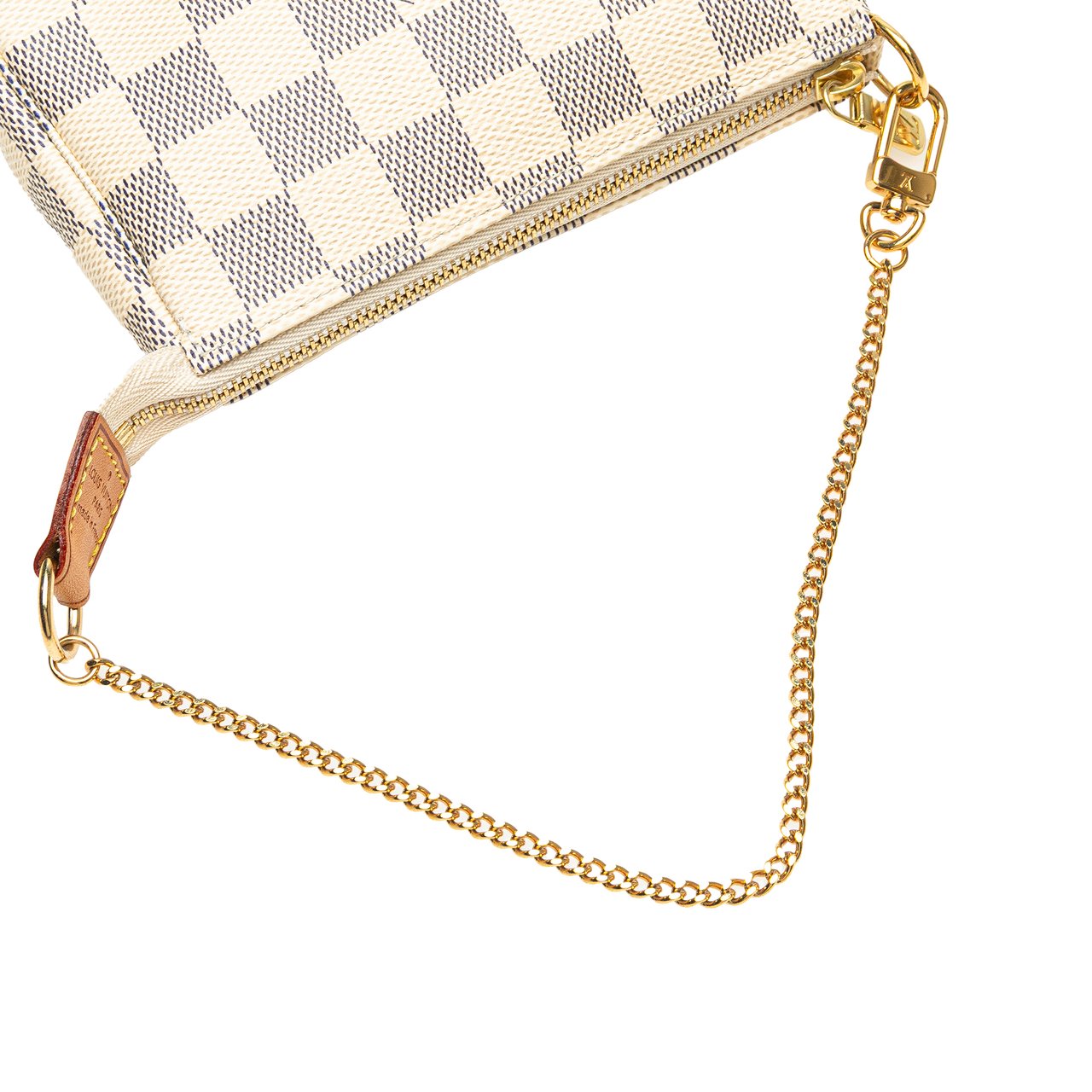 Louis Vuitton Damier Azur Mini Pochette Accessoires Wit
