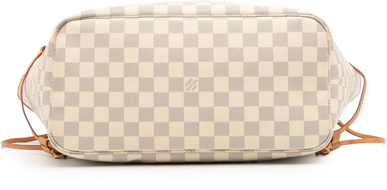 Louis Vuitton Damier Azur Neverfull MM Wit