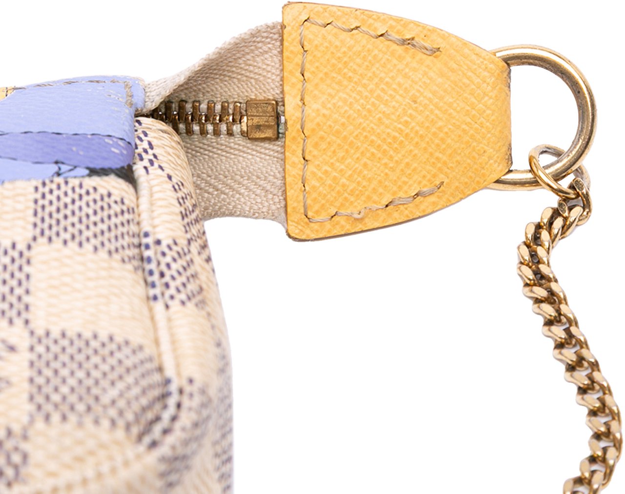 Louis Vuitton Damier Azur Illustre Mini Pochette Accessoires Wit