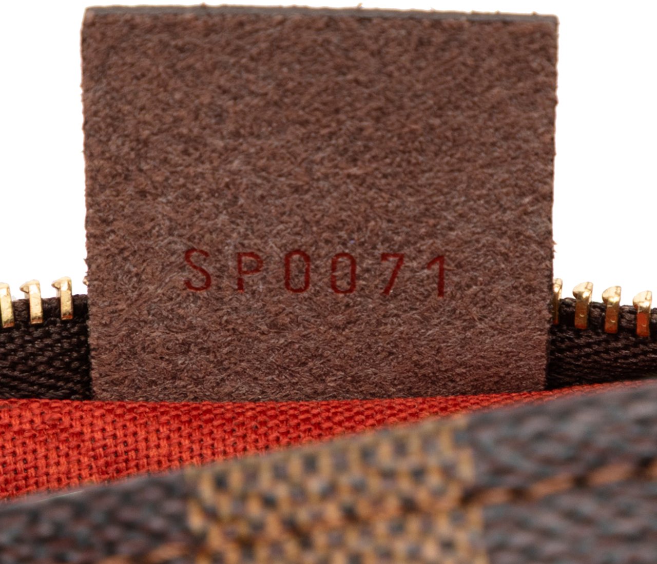 Louis Vuitton Damier Ebene Trousse Pochette Bruin