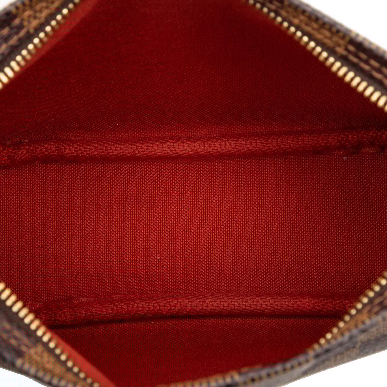 Louis Vuitton Damier Ebene Trousse Pochette Bruin