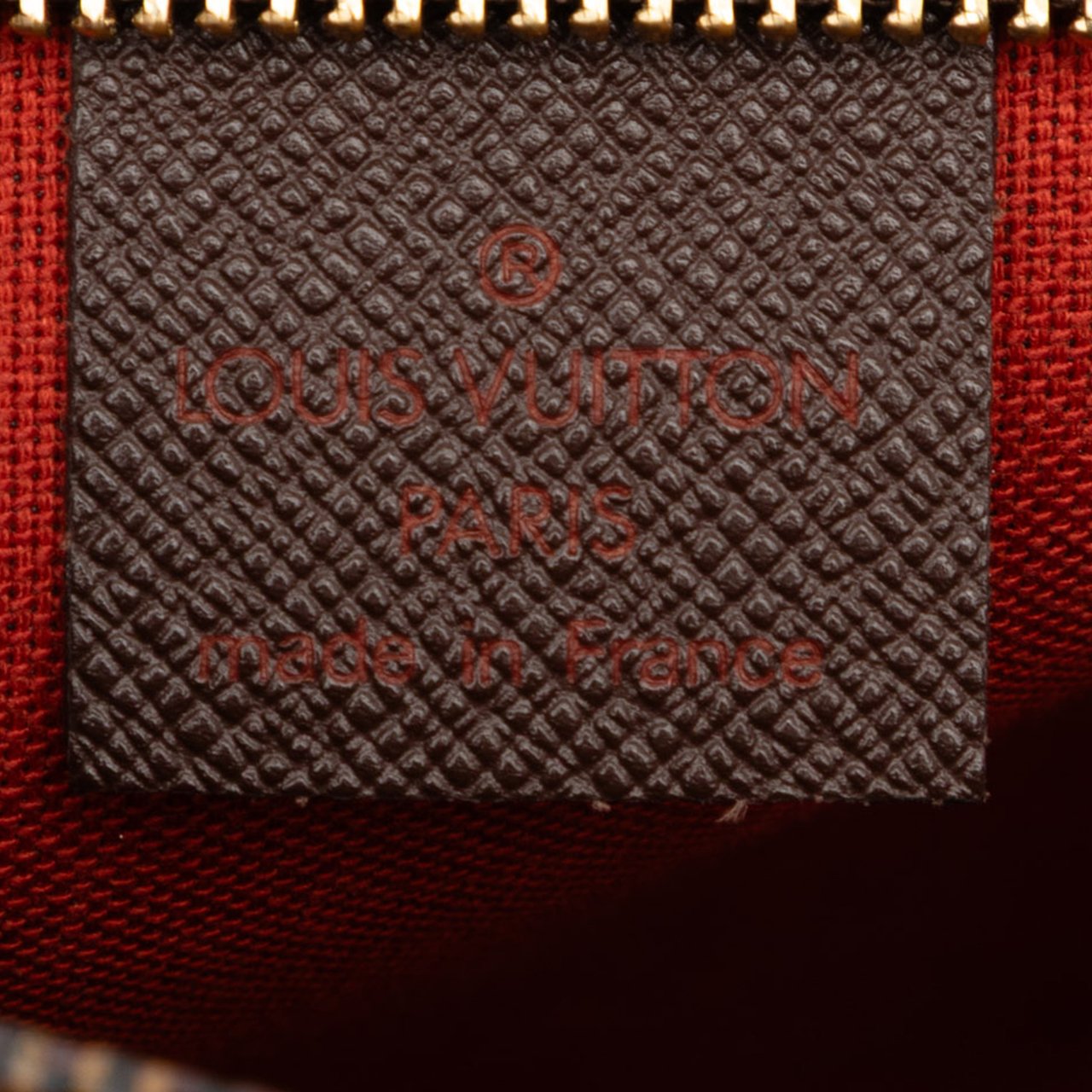 Louis Vuitton Damier Ebene Trousse Pochette Bruin