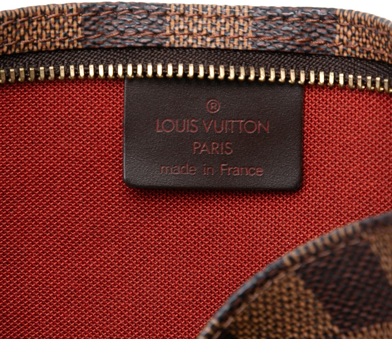 Louis Vuitton Damier Ebene Pochette Accessoires Bruin