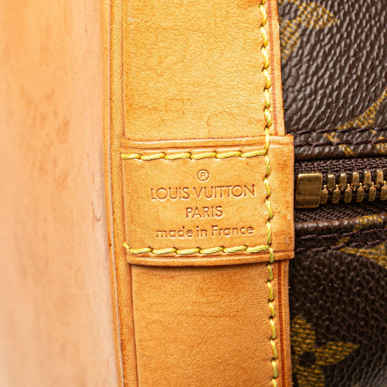 Louis Vuitton Monogram Alma PM Bruin