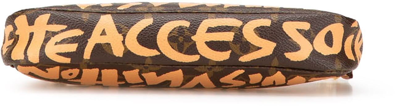 Louis Vuitton Stephen Sprouse Monogram Graffiti Pochette Accessoires Bruin