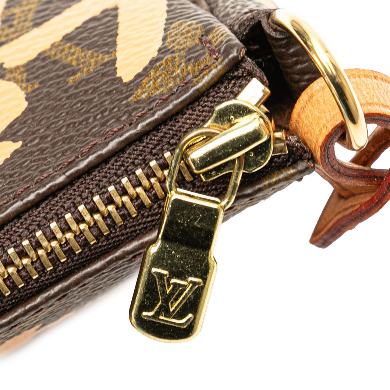 Louis Vuitton Stephen Sprouse Monogram Graffiti Pochette Accessoires Bruin