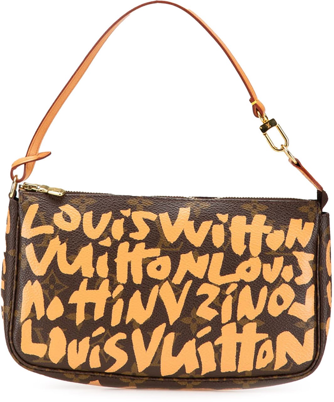 Louis Vuitton Stephen Sprouse Monogram Graffiti Pochette Accessoires Bruin