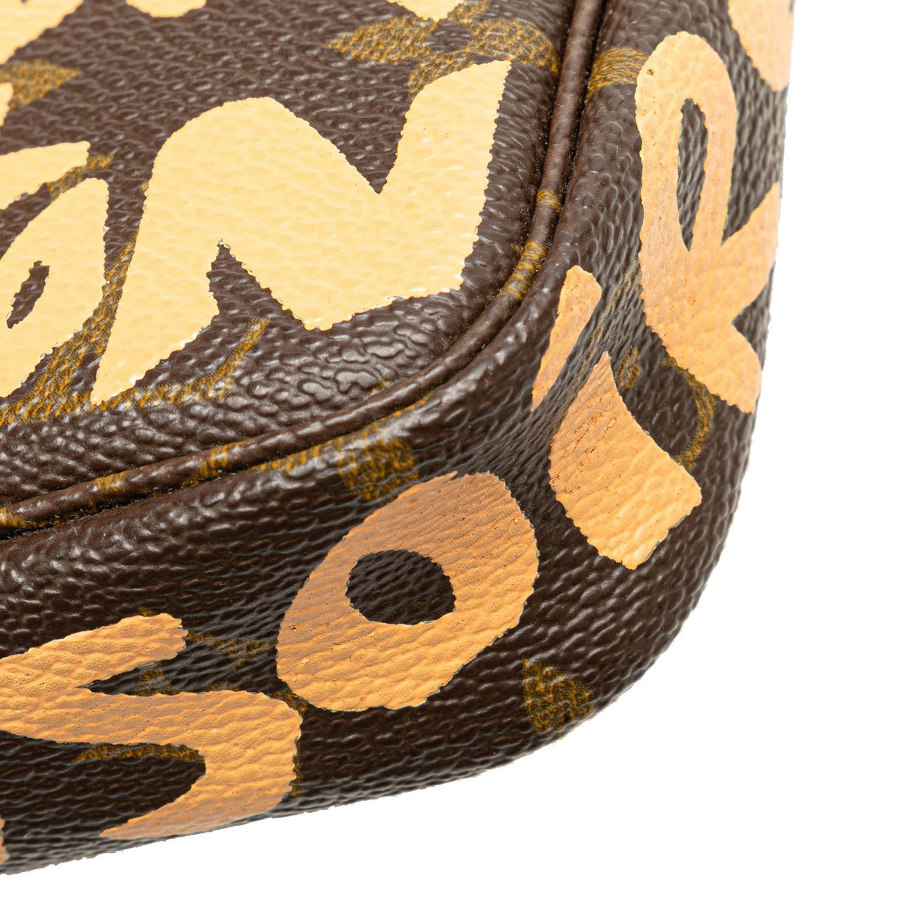 Louis Vuitton Stephen Sprouse Monogram Graffiti Pochette Accessoires Bruin