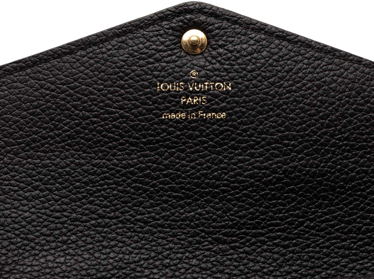 Louis Vuitton Monogram Empreinte Sarah Wallet Zwart