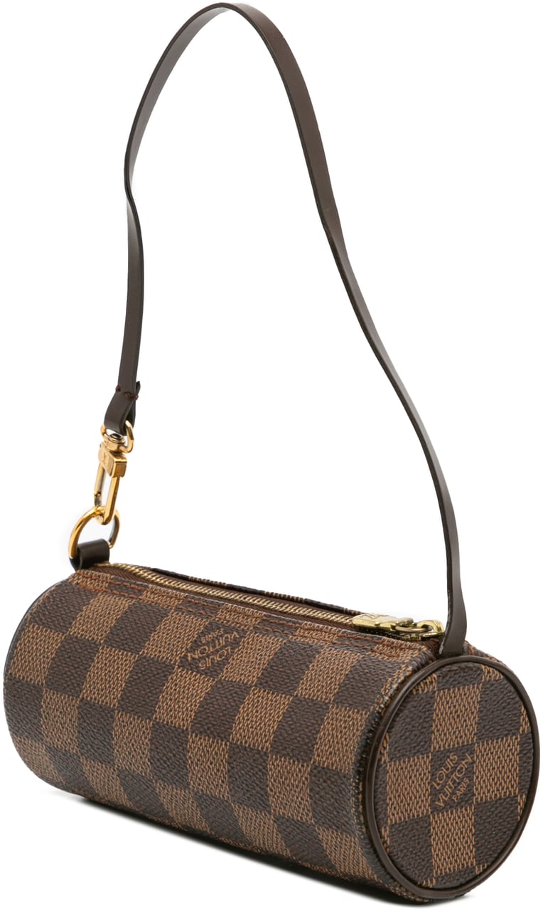 Louis Vuitton Damier Ebene Papillon Pochette Bruin