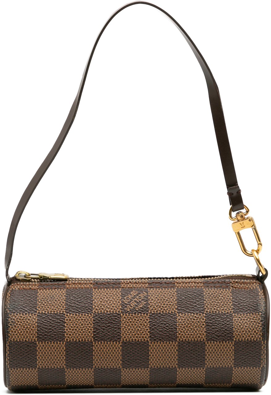 Louis Vuitton Damier Ebene Papillon Pochette Bruin