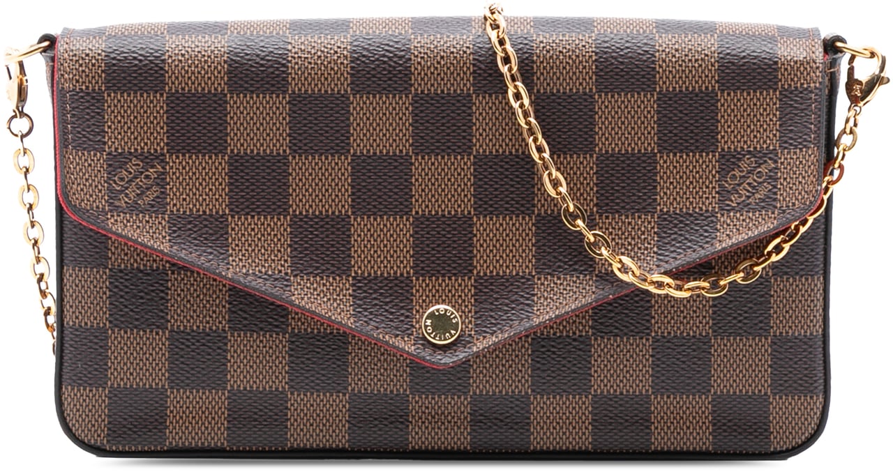 Louis Vuitton Damier Ebene Pochette Felicie Bruin