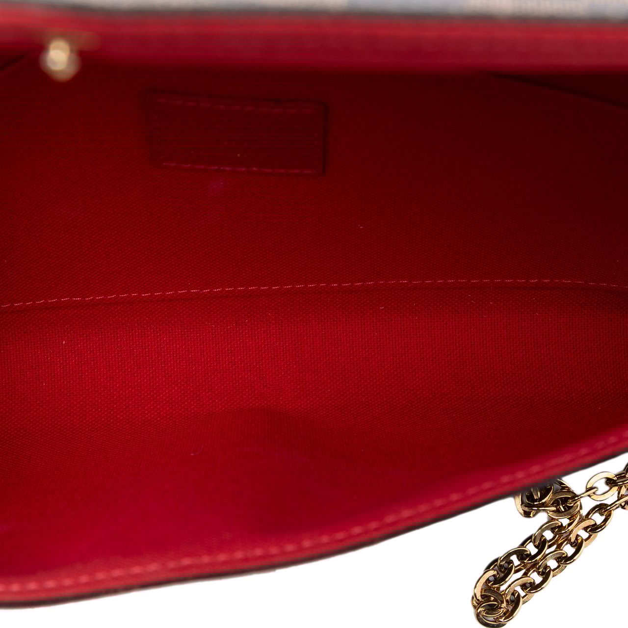 Louis Vuitton Damier Ebene Pochette Felicie Bruin