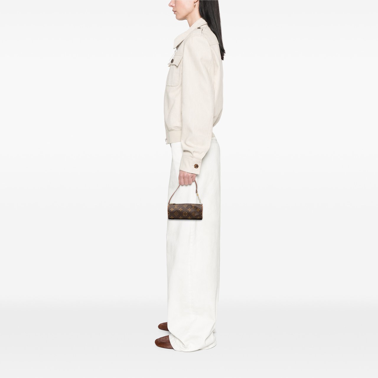 Louis Vuitton Monogram Papillon Pochette Bruin