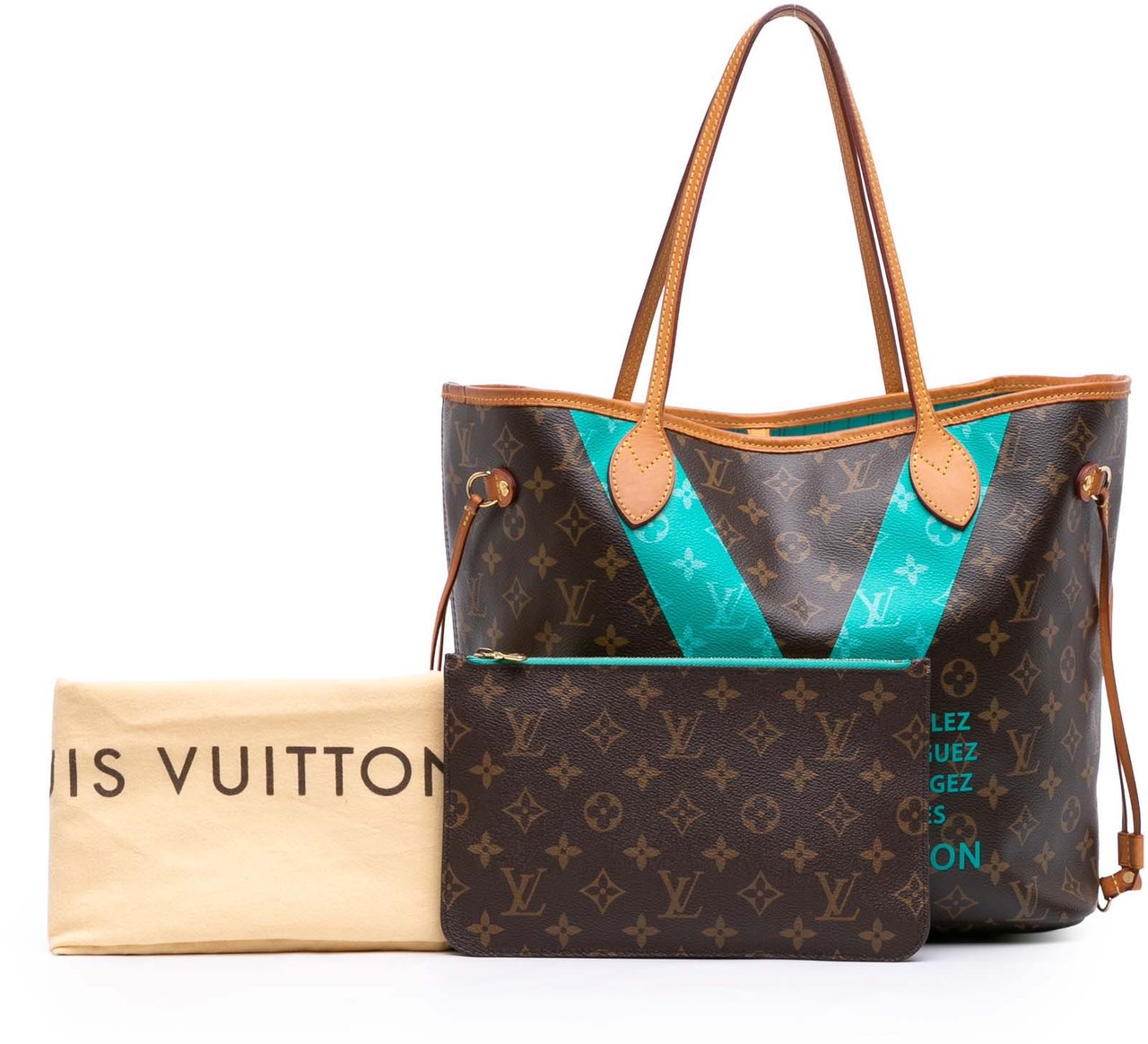 Louis Vuitton Monogram V Neverfull MM Bruin
