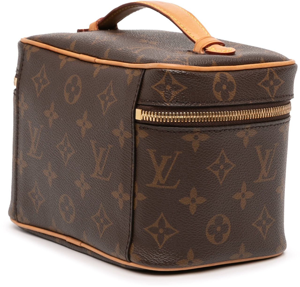 Louis Vuitton Monogram Nice Mini Vanity Case Bruin