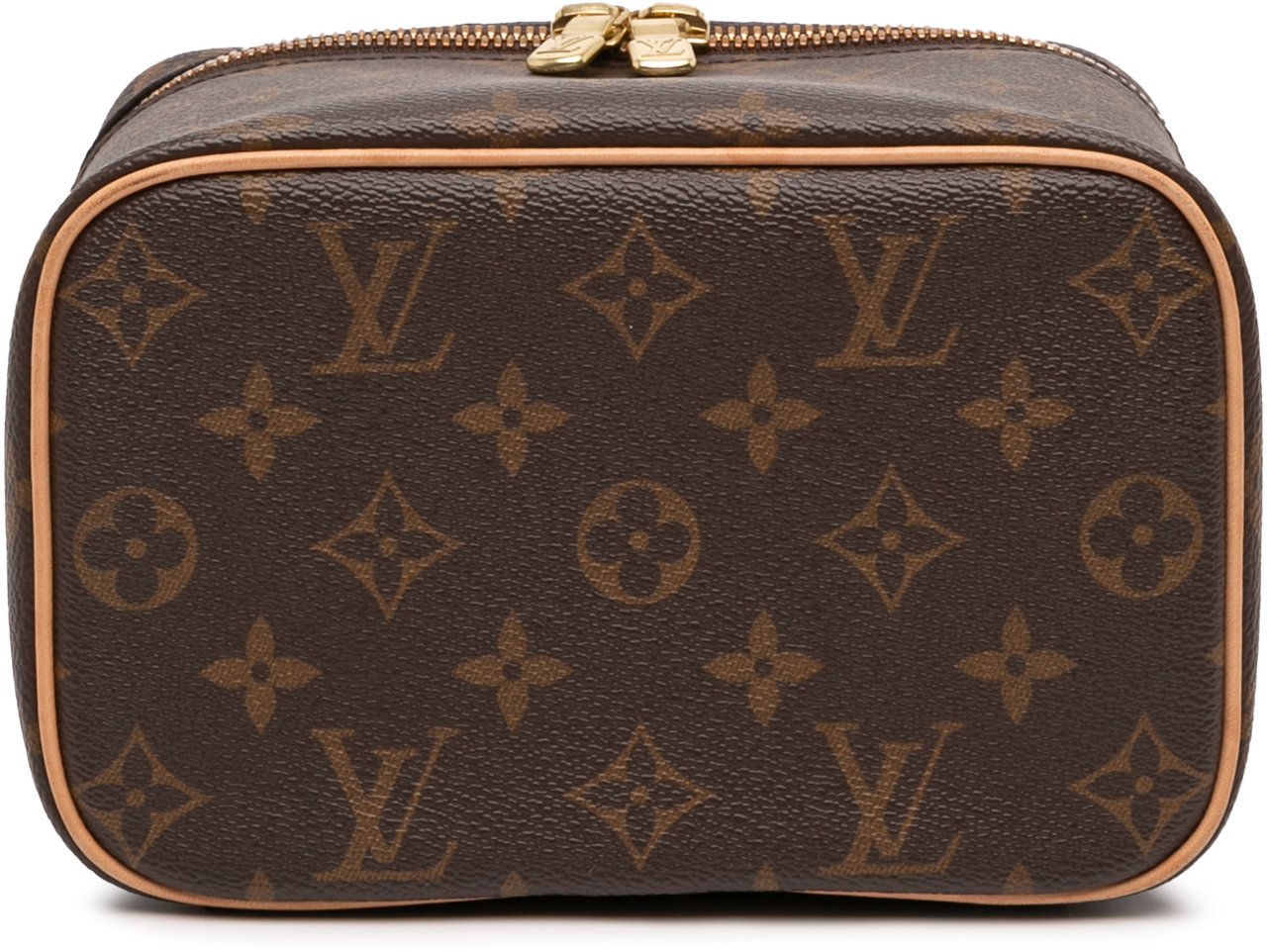 Louis Vuitton Monogram Nice Mini Vanity Case Bruin