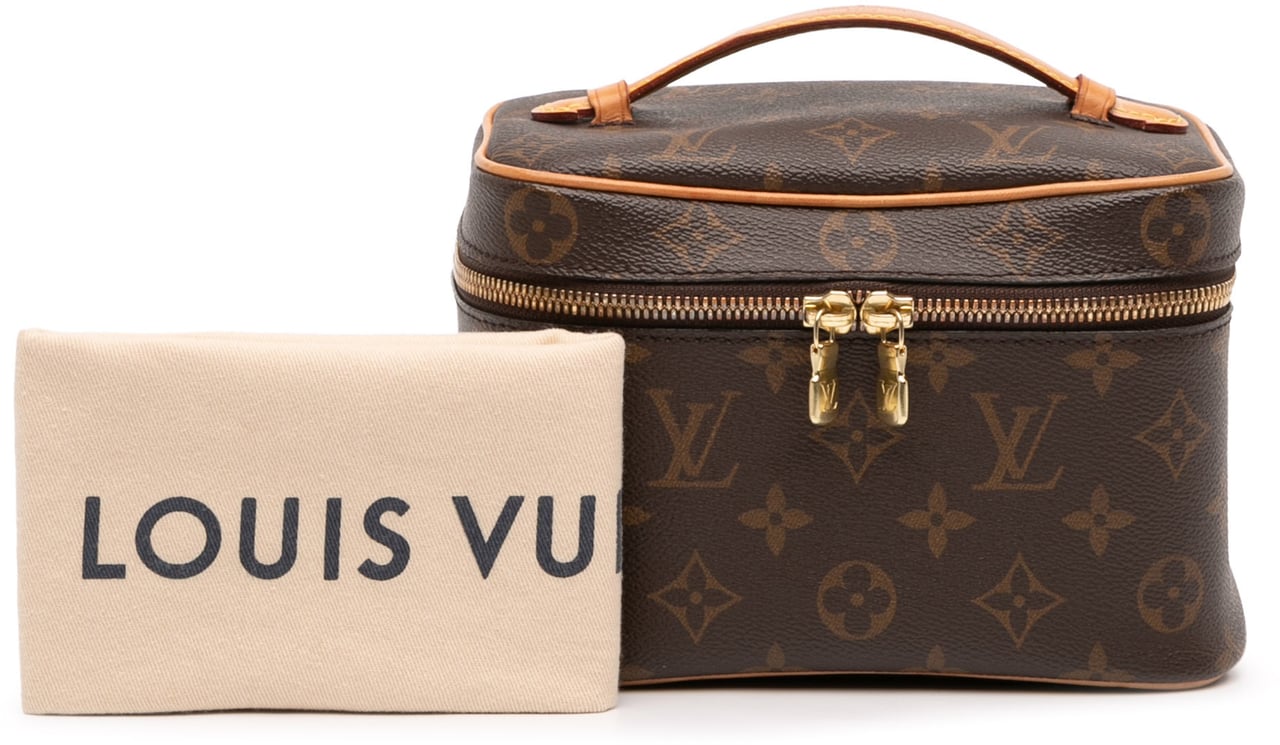 Louis Vuitton Monogram Nice Mini Vanity Case Bruin