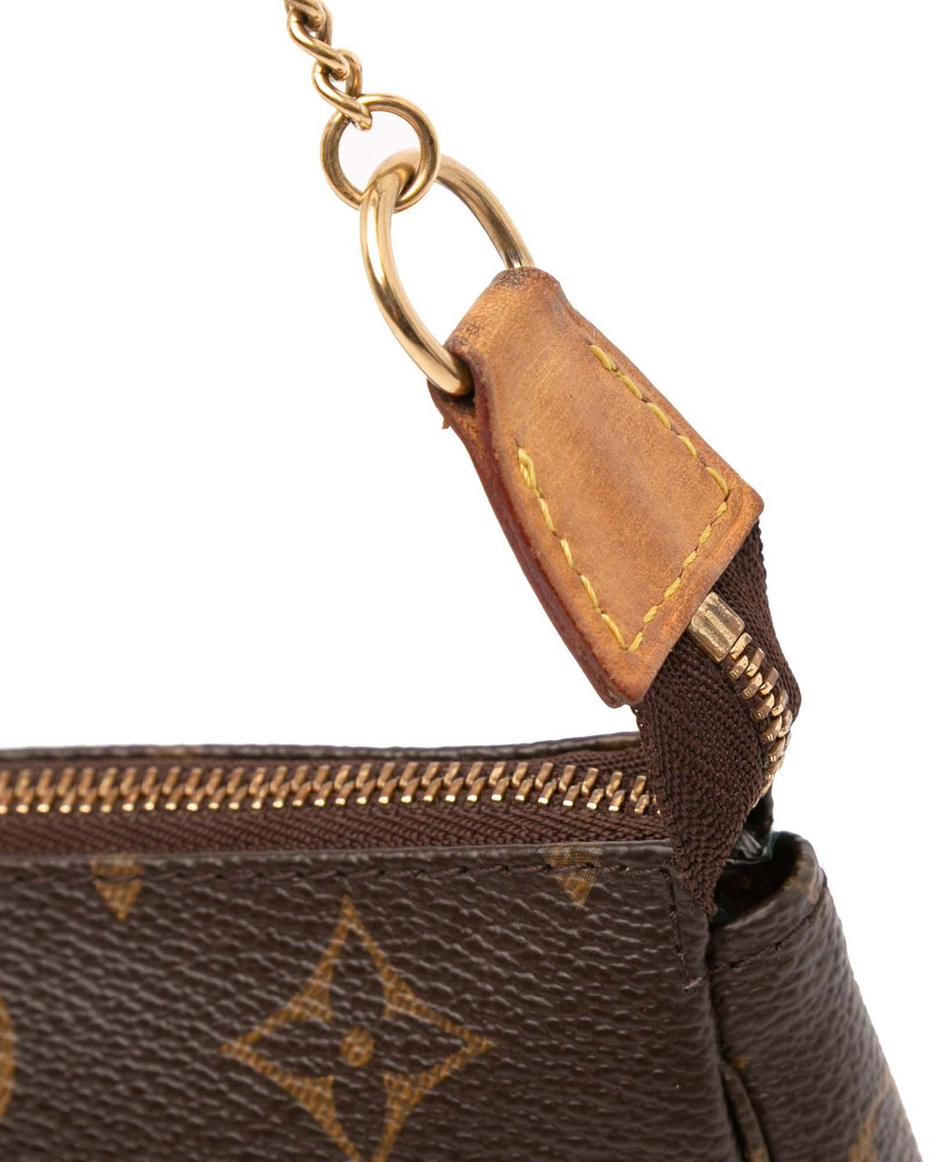 Louis Vuitton Monogram Mini Pochette Accessoires Bruin