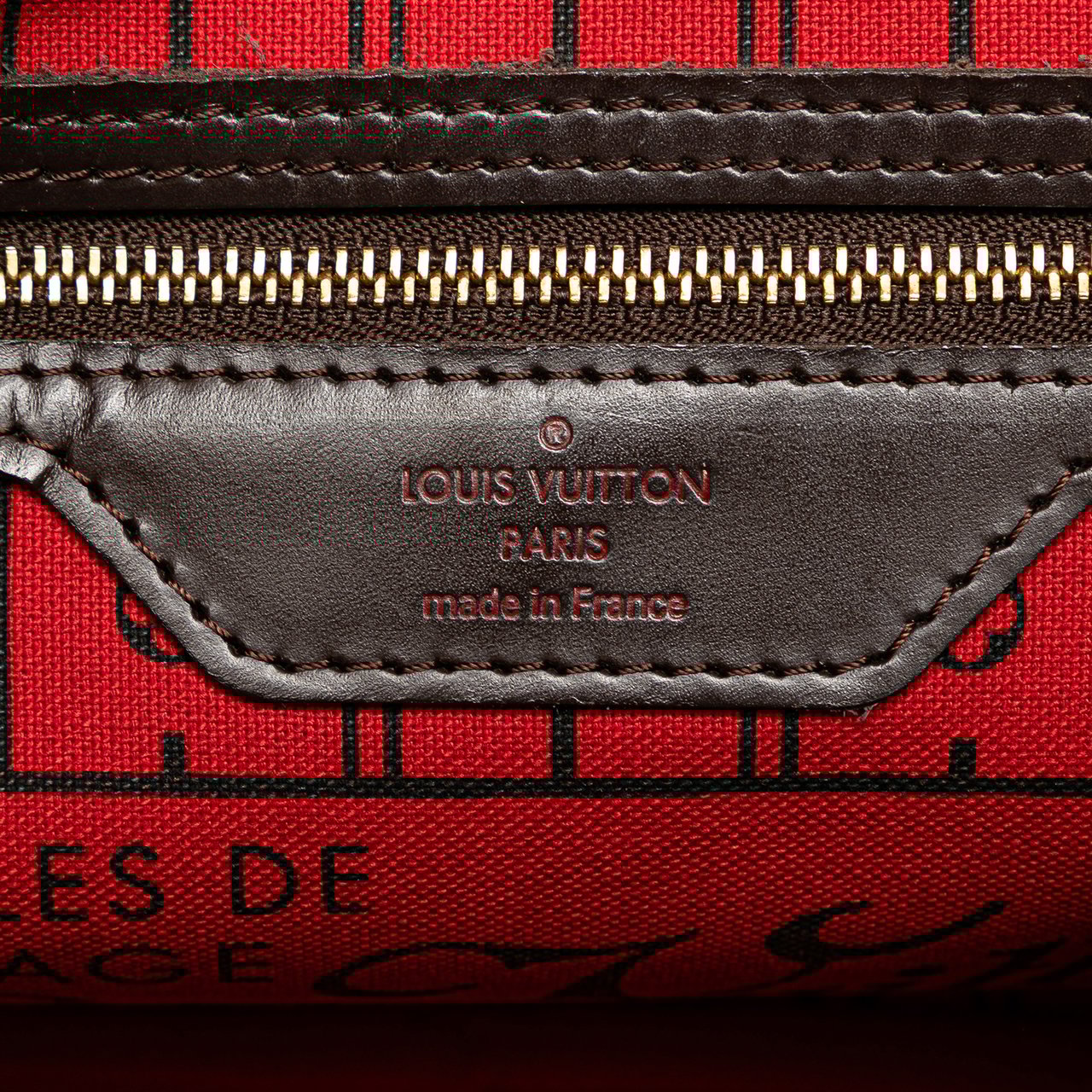 Louis Vuitton Damier Ebene Neverfull PM Bruin