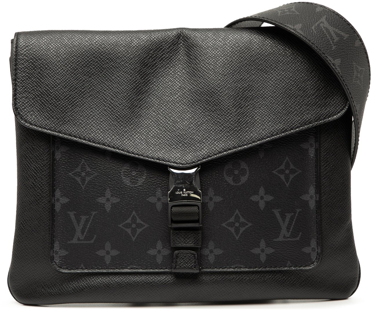 Louis Vuitton Taigarama Outdoor Flap Messenger Zwart