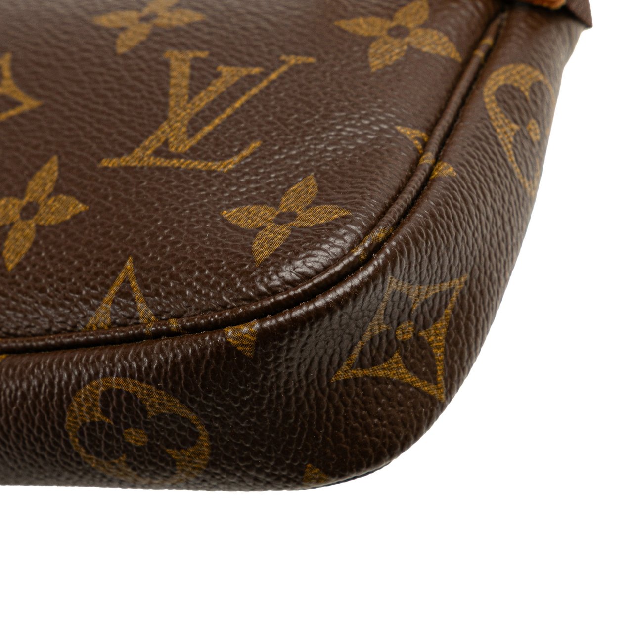 Louis Vuitton Monogram Mini Pochette Accessoires Bruin