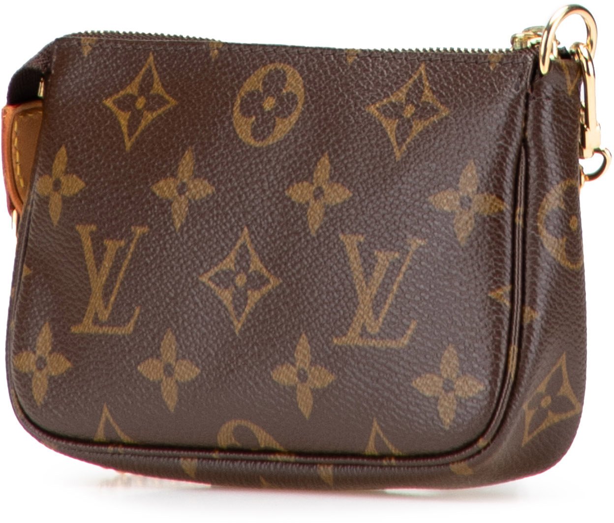 Louis Vuitton Monogram Mini Pochette Accessoires Bruin
