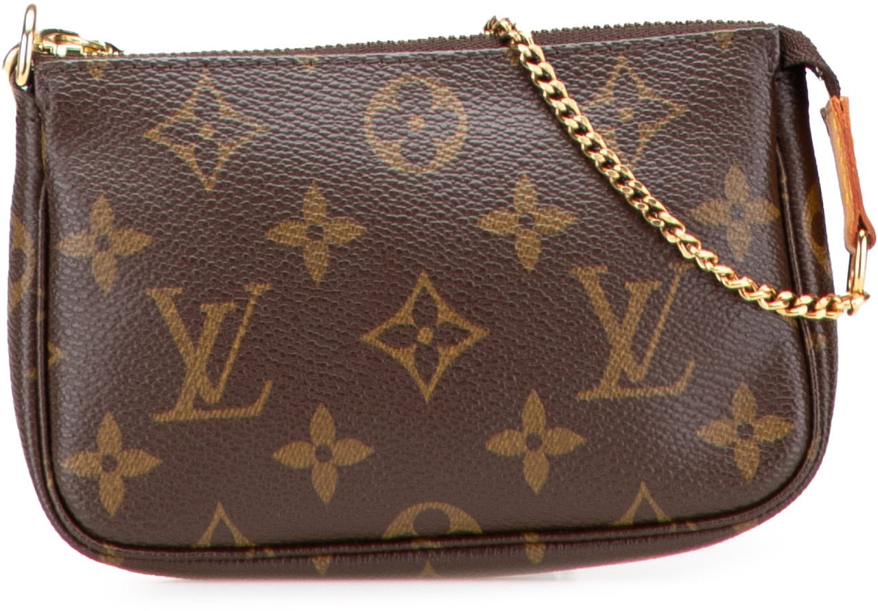 Louis Vuitton Monogram Mini Pochette Accessoires Bruin
