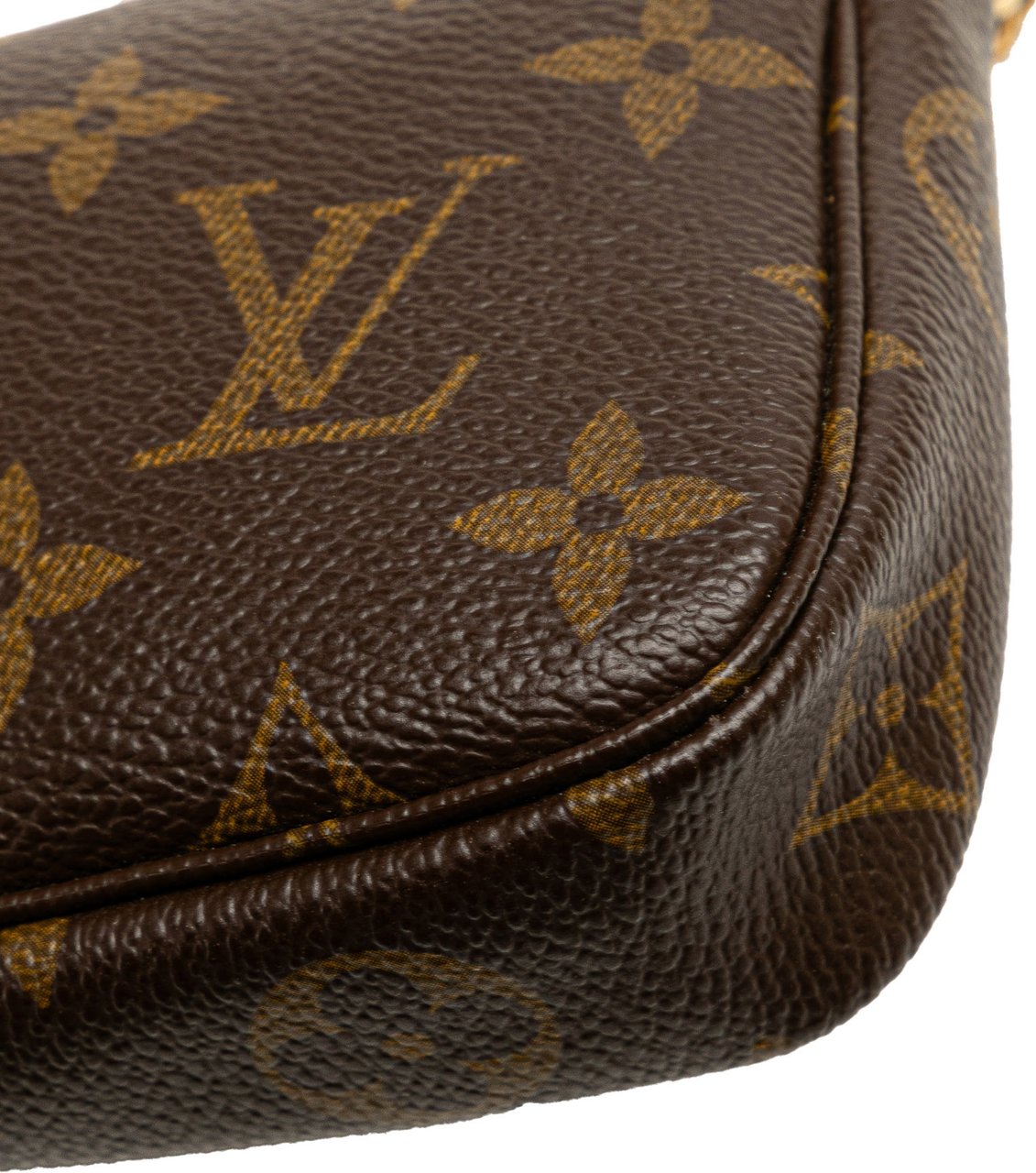 Louis Vuitton Monogram Mini Pochette Accessoires Bruin