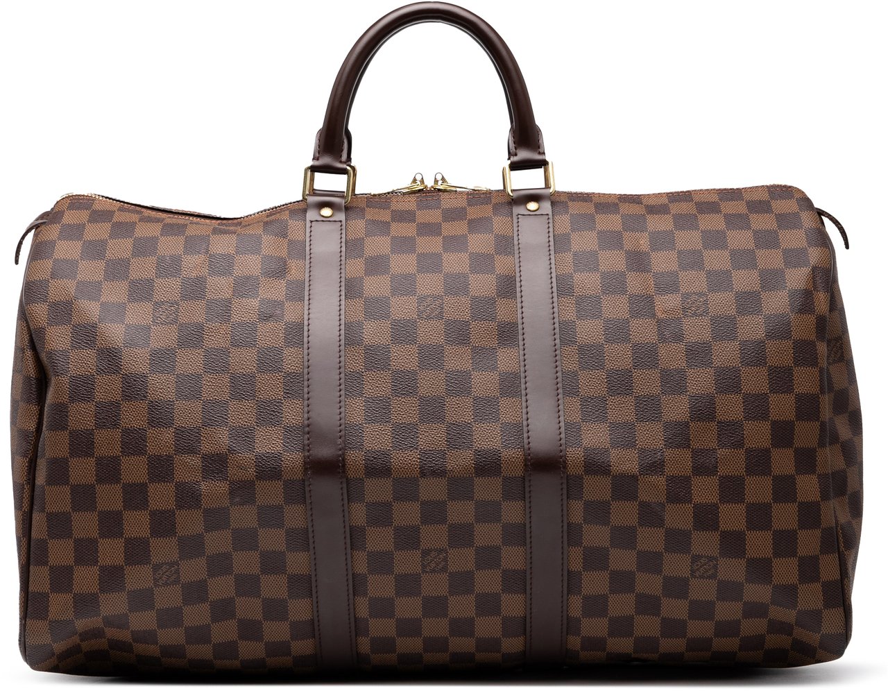 Louis Vuitton Damier Ebene Keepall 50 Bruin