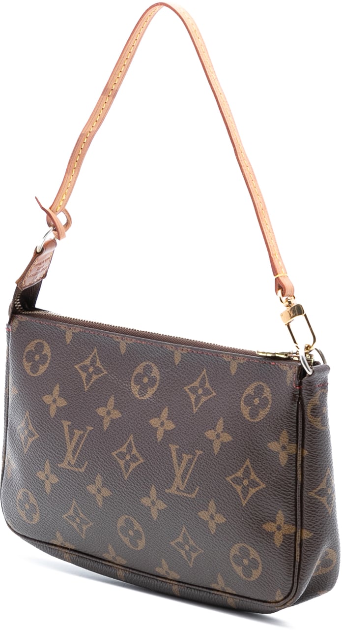 Louis Vuitton Takashi Murakami Monogram Cherry Pochette Accessoires Bruin