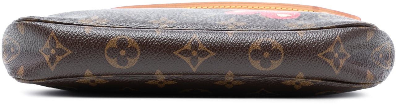 Louis Vuitton Takashi Murakami Monogram Cherry Pochette Accessoires Bruin