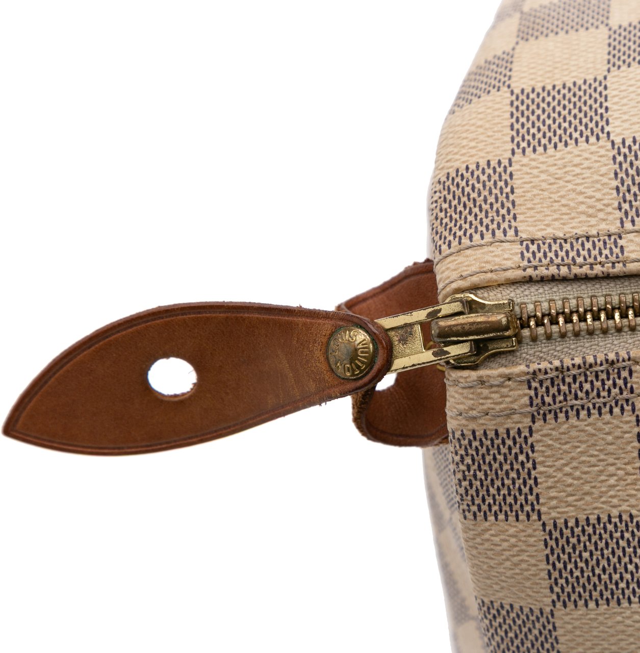 Louis Vuitton Damier Azur Speedy 35 Wit