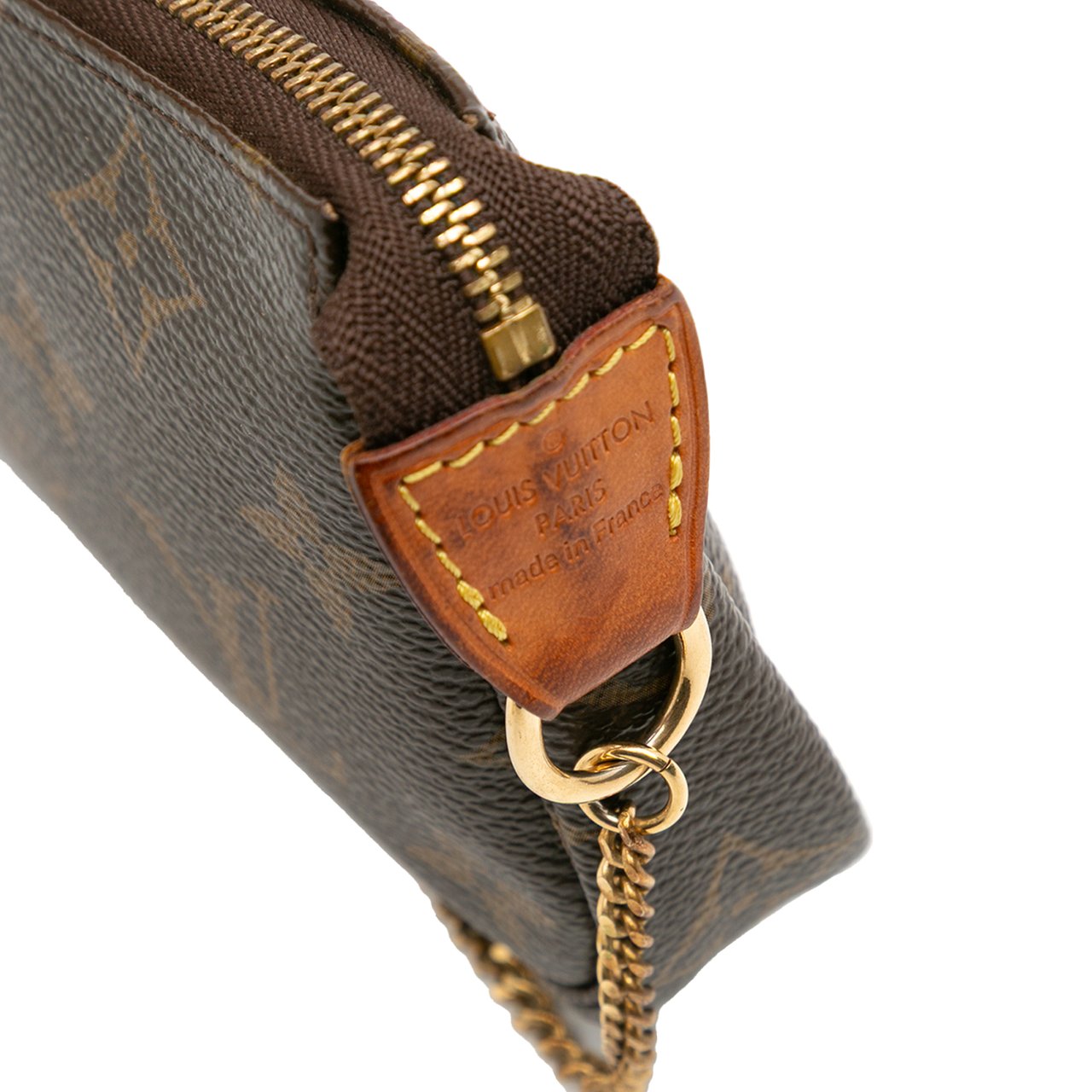 Louis Vuitton Monogram Mini Pochette Accessoires Bruin