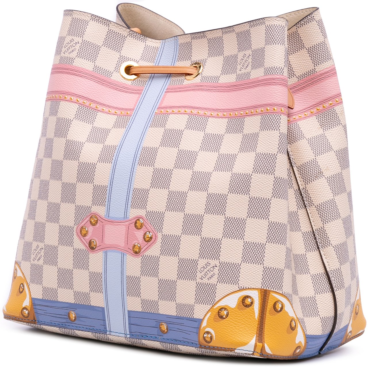 Louis Vuitton Damier Azur Summer Trunks Neonoe Wit