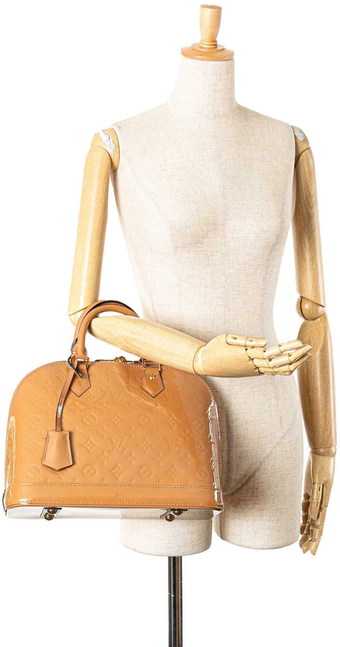 Louis Vuitton Monogram Vernis Alma PM Bruin