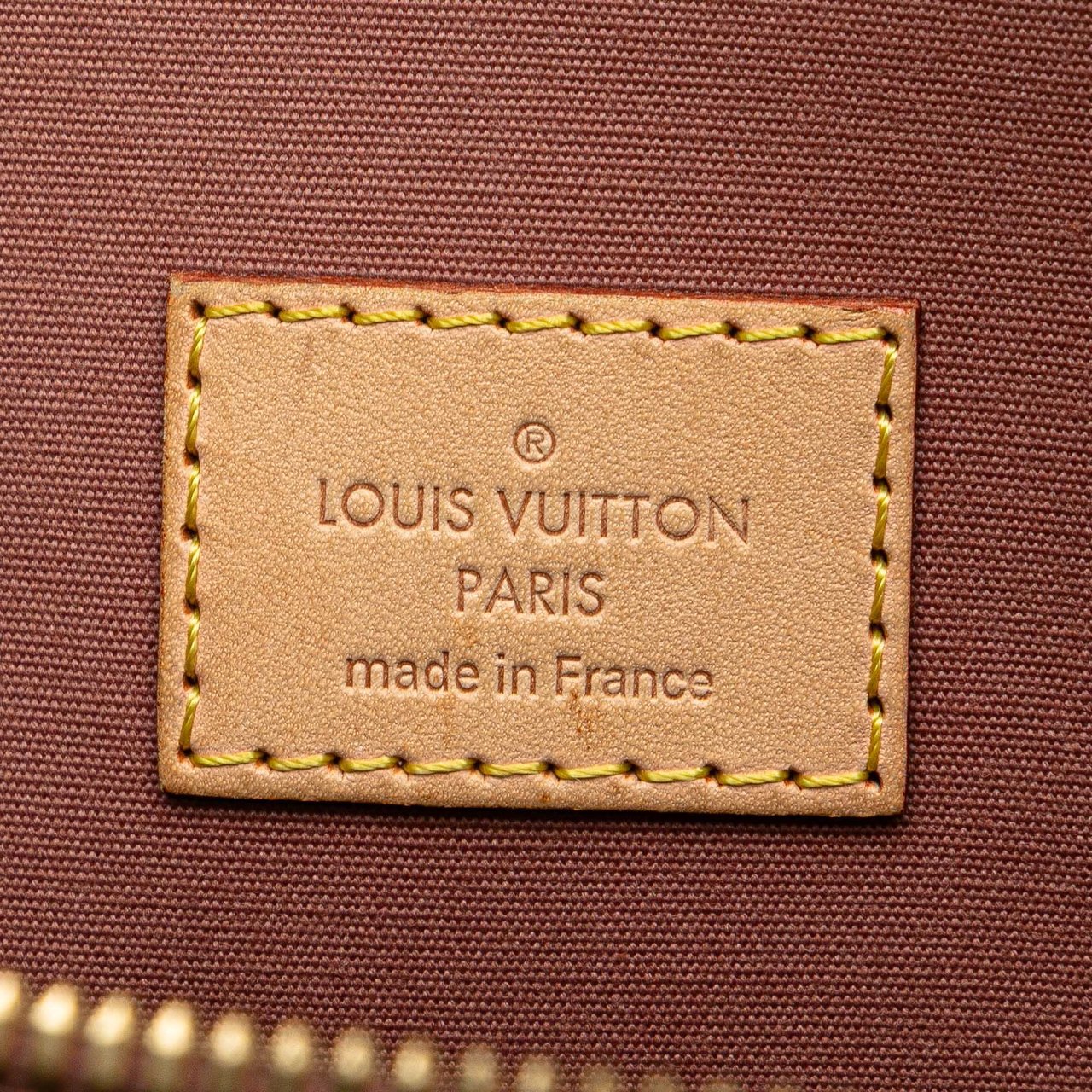 Louis Vuitton Monogram Vernis Alma PM Bruin